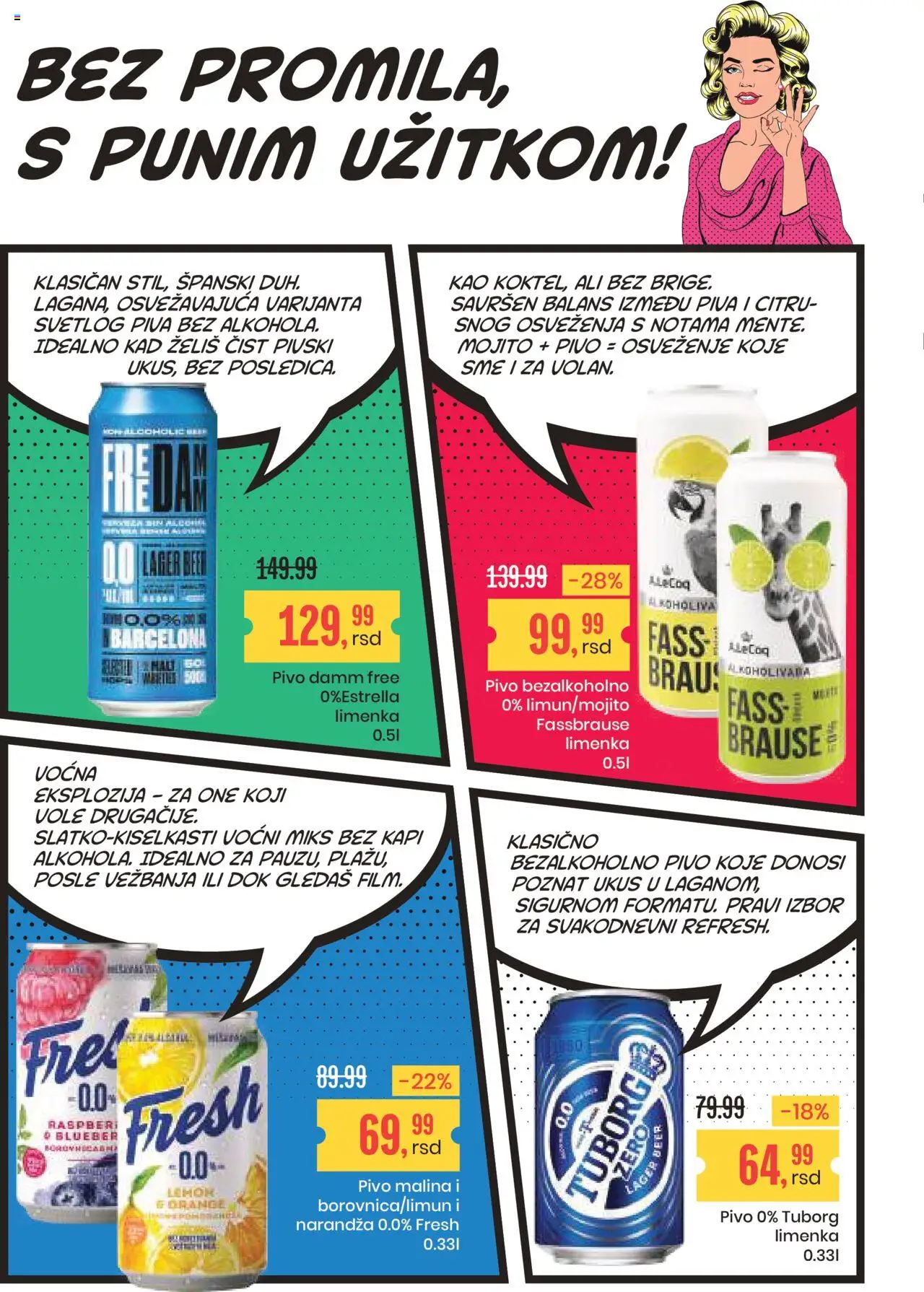 Aroma Market katalog - važi od 25.07.2025 | Strana: 3 | Proizvode: Tuborg, Malina, Pivo