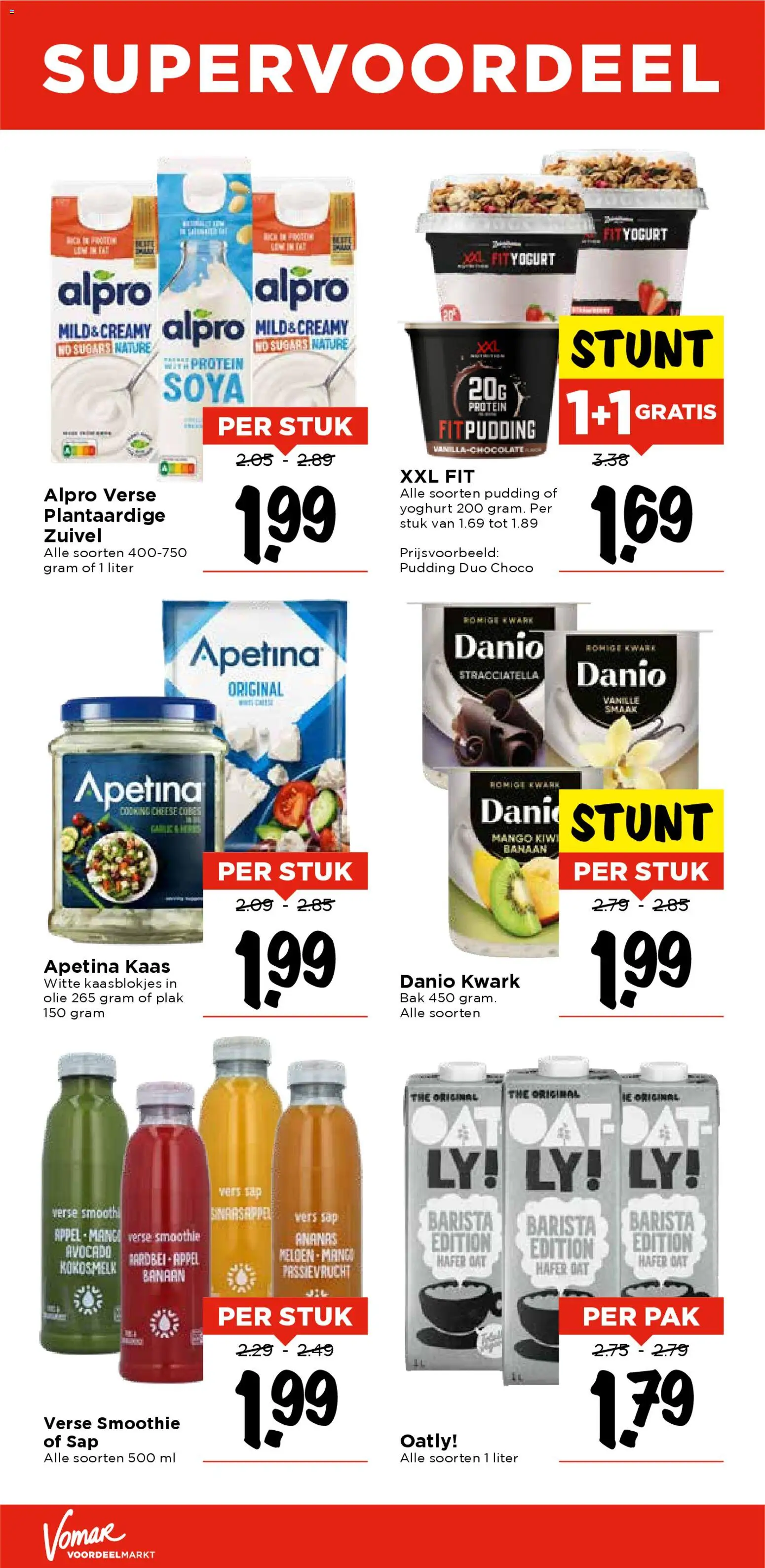 {H1} | Pagina: 23 | Producten: Kaas, Ananas, Pudding, Banaan