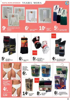 Vista previa E.Leclerc folleto válido desde el 05.11.2025 | Página: 31 | Productos: Ropa interior, Bragas, Ropa, Braga