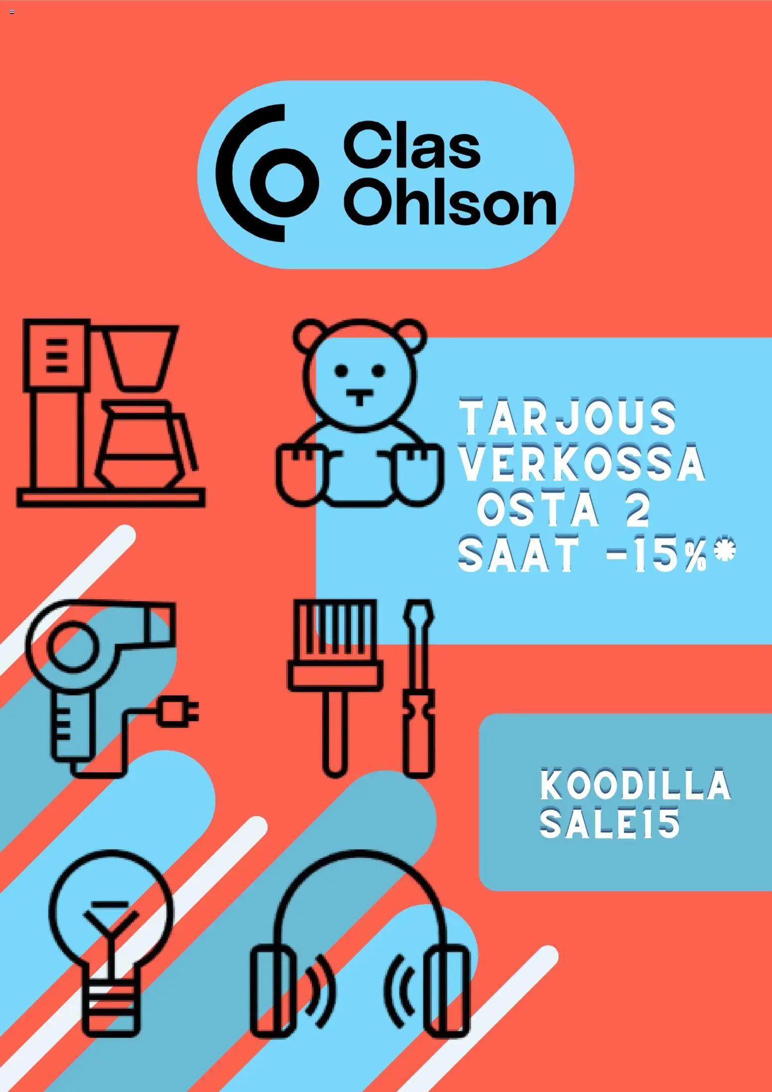 Clas Ohlson tarjoukset – voimassa 26.12.2025 alkaen | Sivu: 1