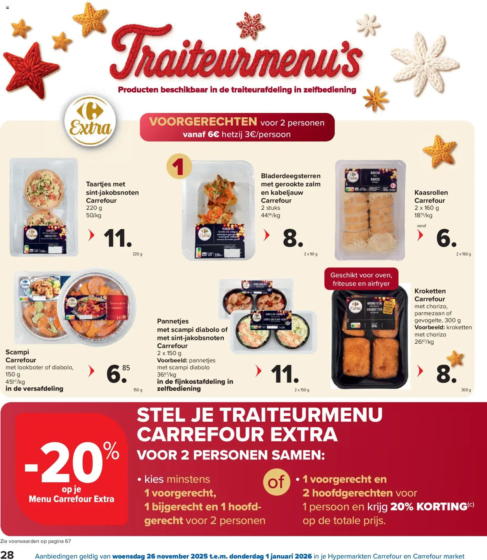 {H1} | Pagina: 28 | Producten: Scampi, Parmezaan, Chorizo, Friteuse