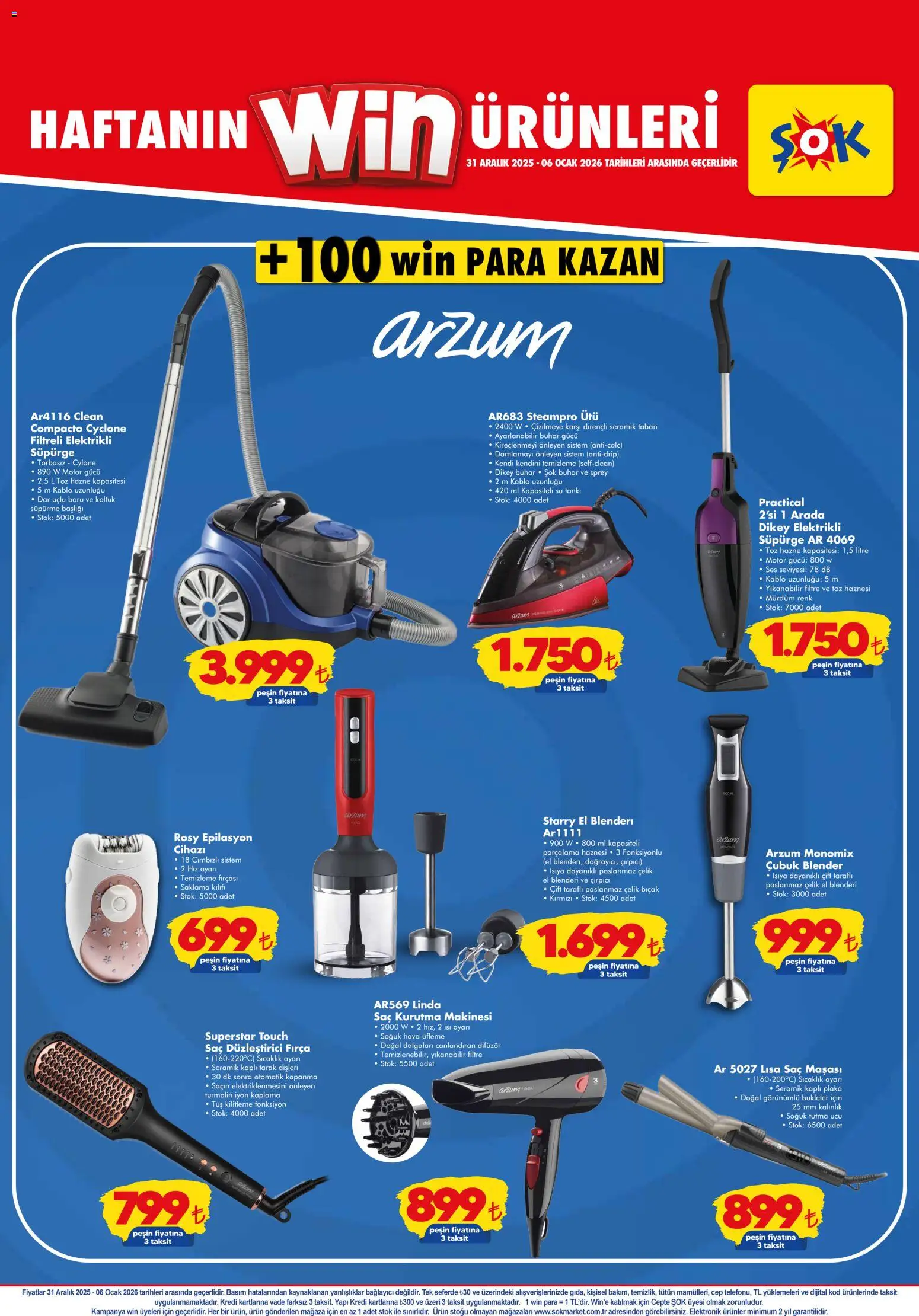 Şok Market Katalog - 31.12.2025 tarihinden itibaren geçerlidir | Sayfa: 5