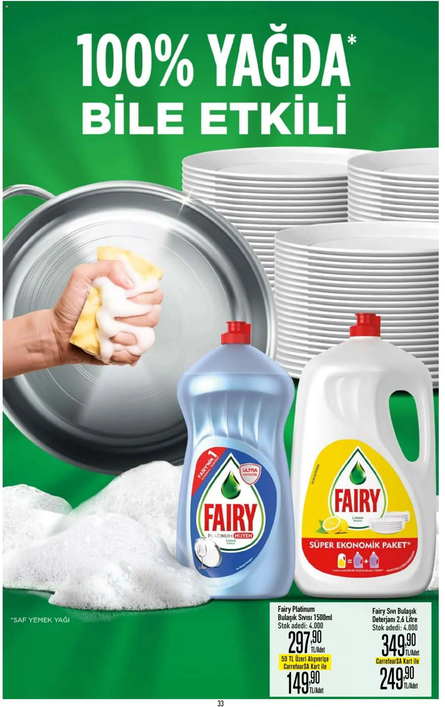 CarrefourSA Katalog - 06.11.2025 tarihinden itibaren geçerlidir | Sayfa: 33 | Ürünler: Bulaşık deterjanı, Limon