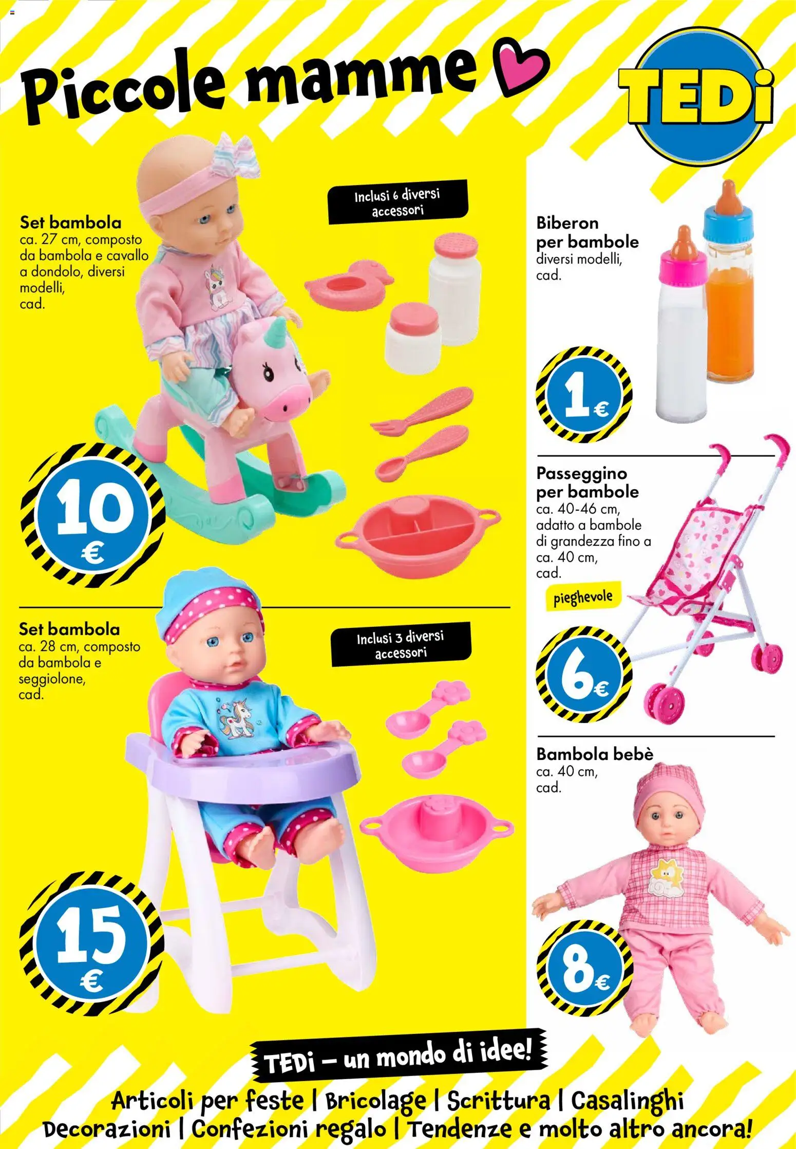 Volantino TEDi del 06.03.2026 | Pagina: 19 | Prodotti: Passeggino, Biberon, Decorazioni