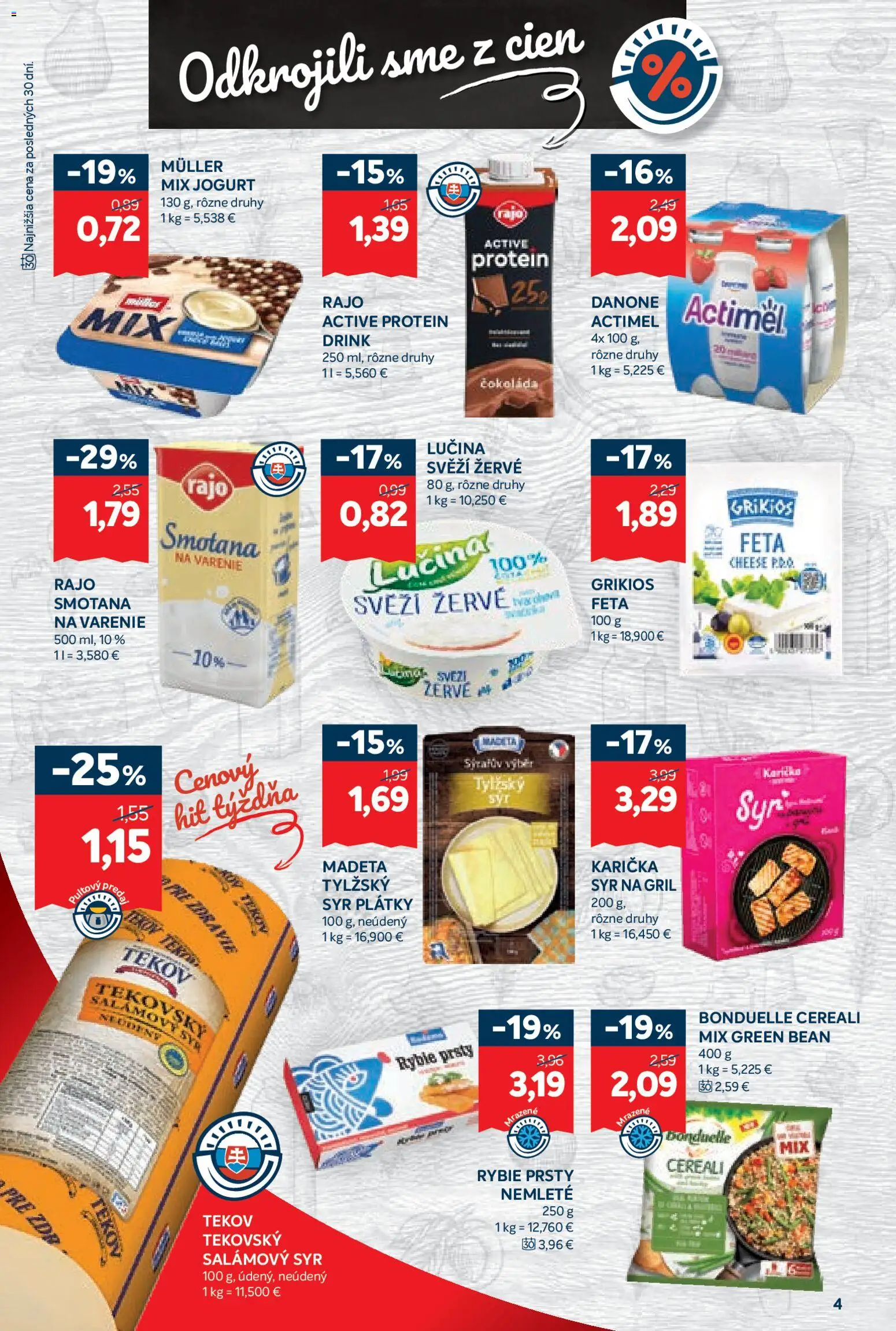 Nové Kraj akcie – leták je platný od 06.11.2025 | Strana: 6 | Produkty: Gril, Syr, Feta, Protein