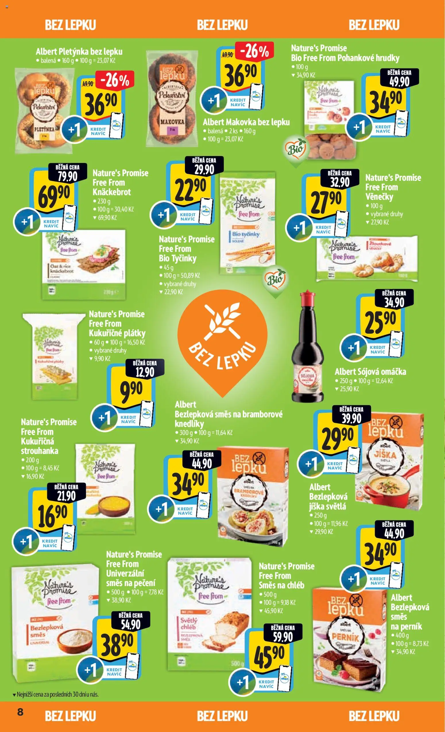 Albert leták - Hypermarket od 11.03.2026 | Strana: 14 | Produkty: Perník, Tyčinky, Sójová omáčka, Strouhanka