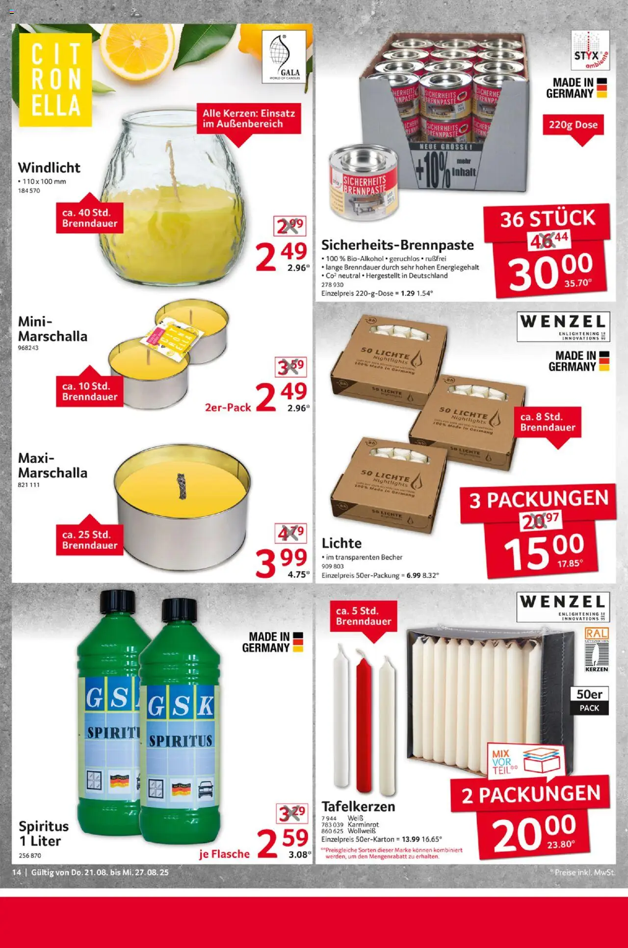 Selgros  Non Food - gültig ab dem 21.08.2025 | Seite: 14