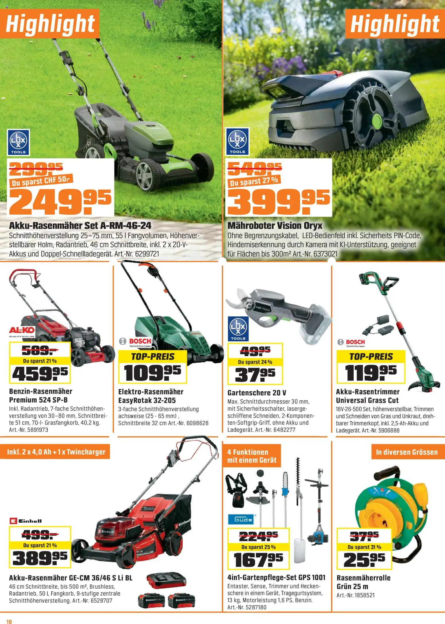 OBI - ALLES MACHBAR. BIBERSTARKE ANGEBOTE. – gültig ab 28.04.2026 | Seite: 10 | Produkte: Kamera, Bosch