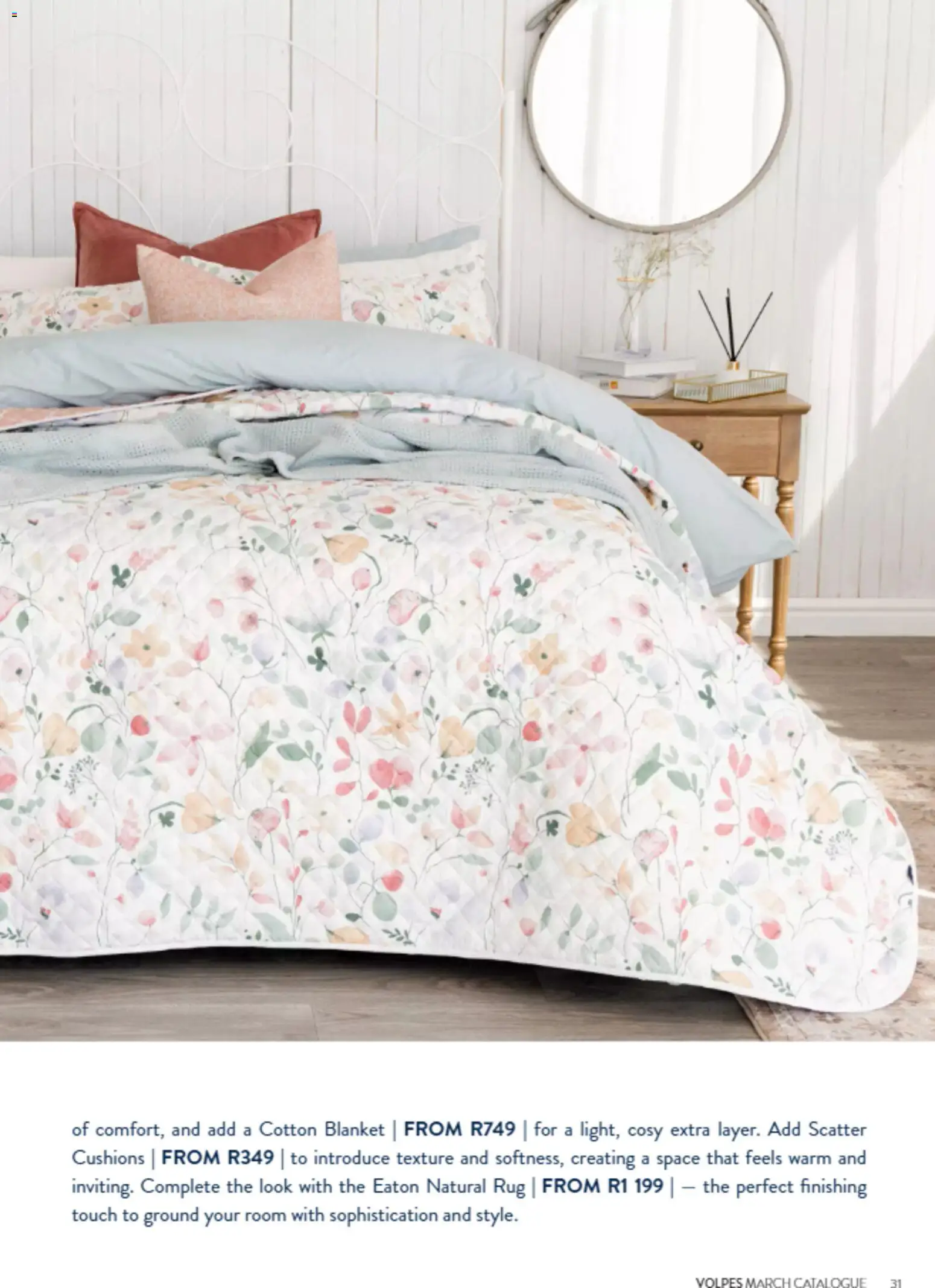 New Volpes catalogue – valid from 01.03.2026 | Page: 31 | Products: Rug, Blanket