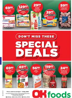 OK Foods specials catalogue – valid from 24.04.2026