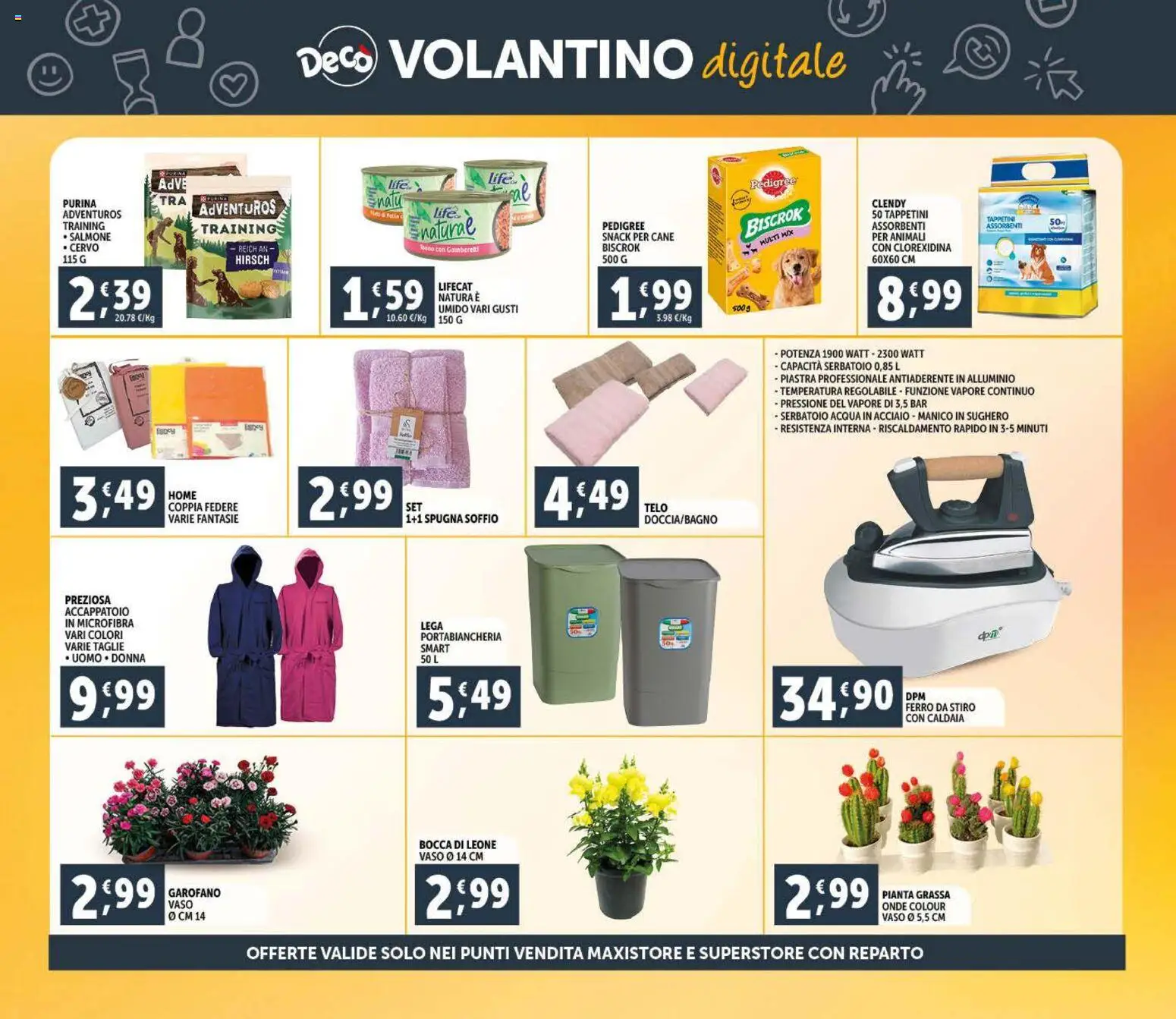 Volantino Decò del 11.01.2026 | Pagina: 27 | Prodotti: Caldaia, Acqua, Vaso, Gamberetti