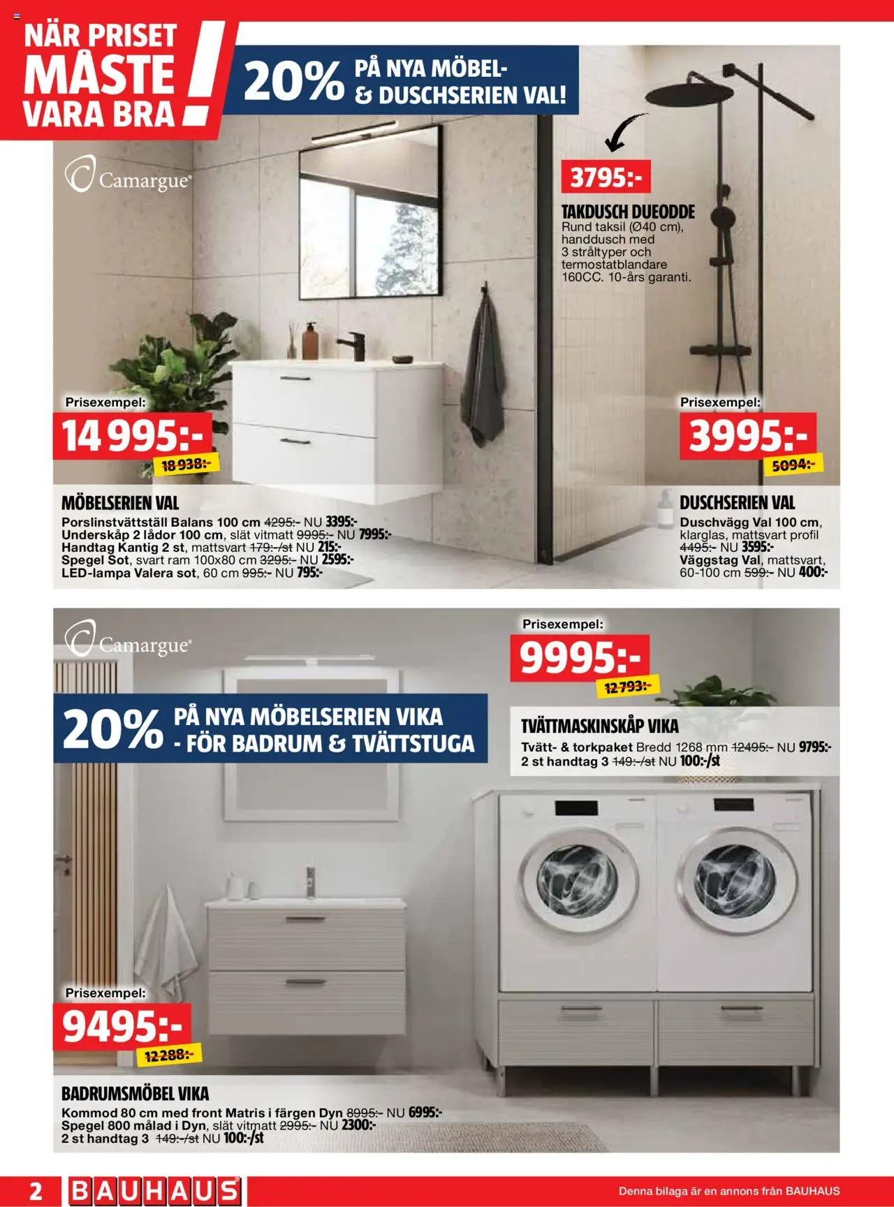 Bauhaus reklamblad aktuell från 29.09.2025 | Sida: 2 | Produkter: Spegel