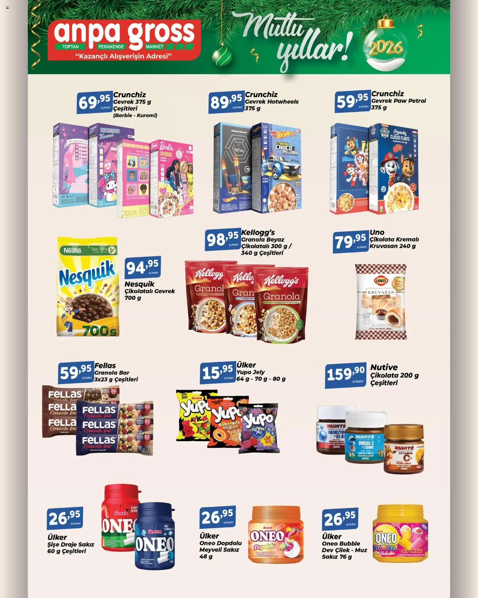 Anpa Gross Katalog - 20.12.2025 tarihinden itibaren geçerlidir | Sayfa: 13 | Ürünler: Gevrek, Çikolata, Çilek, Tahıl