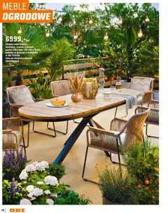 Pogląd oferty "OBI gazetka - Ogród" - ważna od 11.03.2026 | Strona: 26 | Produkty: Stół, Meble ogrodowe