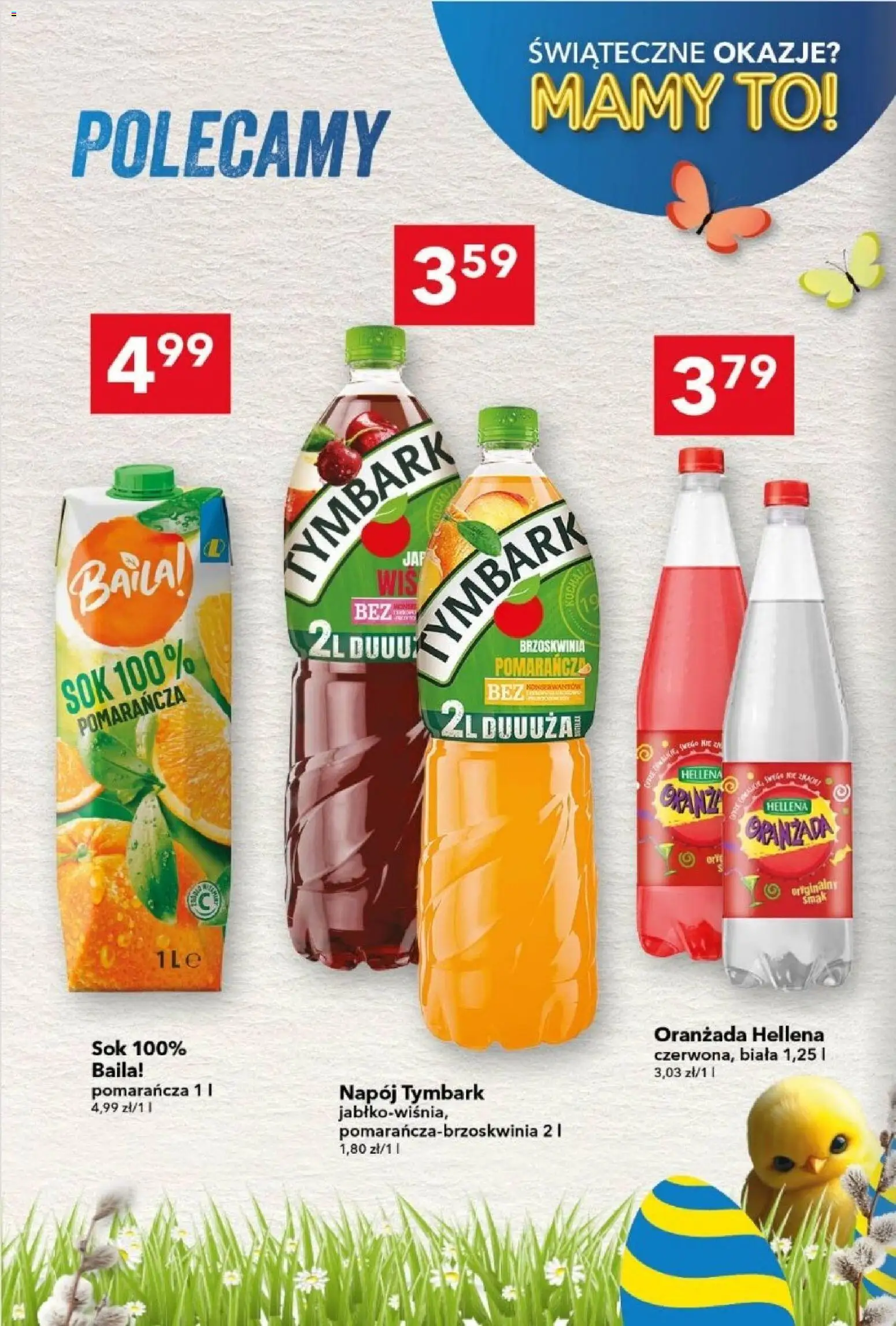 Lewiatan gazetka od 26.03.2026 | Strona: 22 | Produkty: Brzoskwinia, Oranżada hellena, Sok