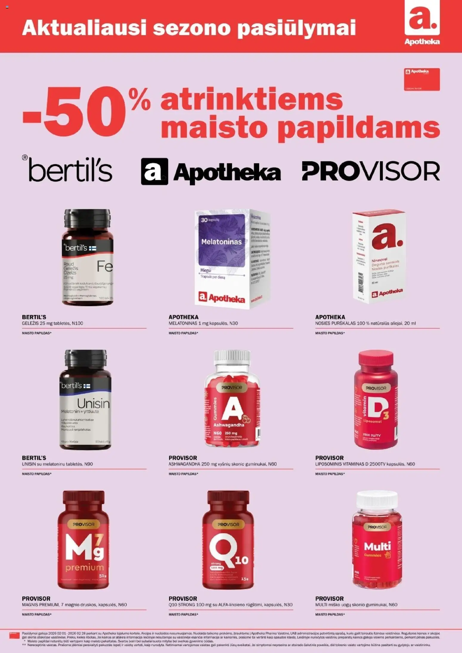 Apotheka akcijos nuo 01.02.2026 | Puslapis: 8