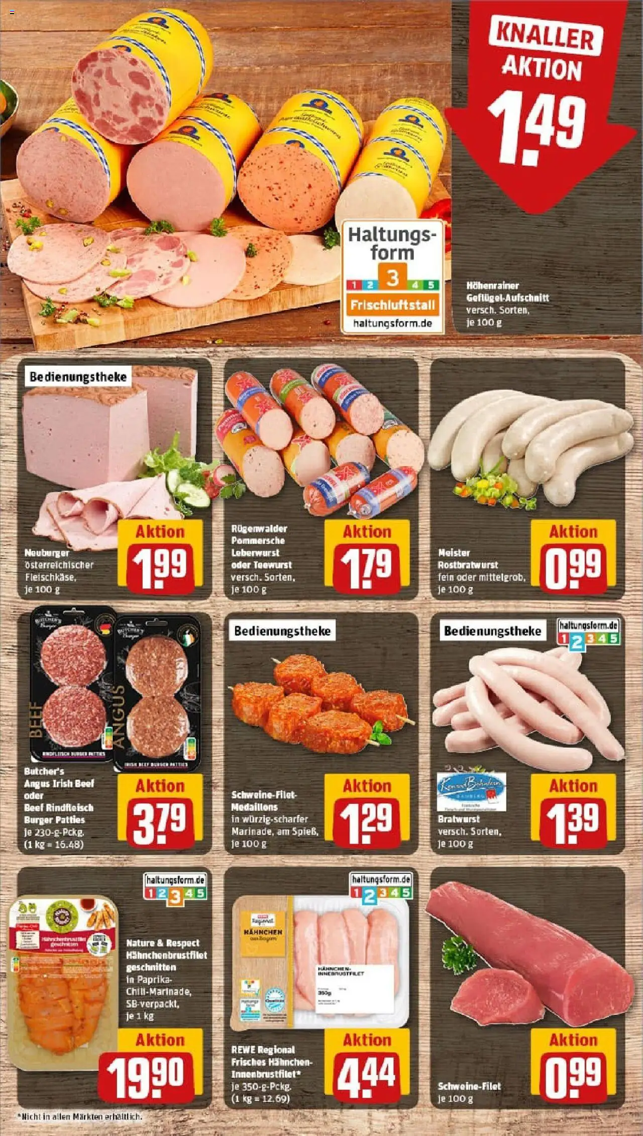 Rewe prospekt München	 - gültig ab dem 06.07.2025 | Seite: 8 | Produkte: Hahnchen, Bratwurst, Burger, Schweinefilet