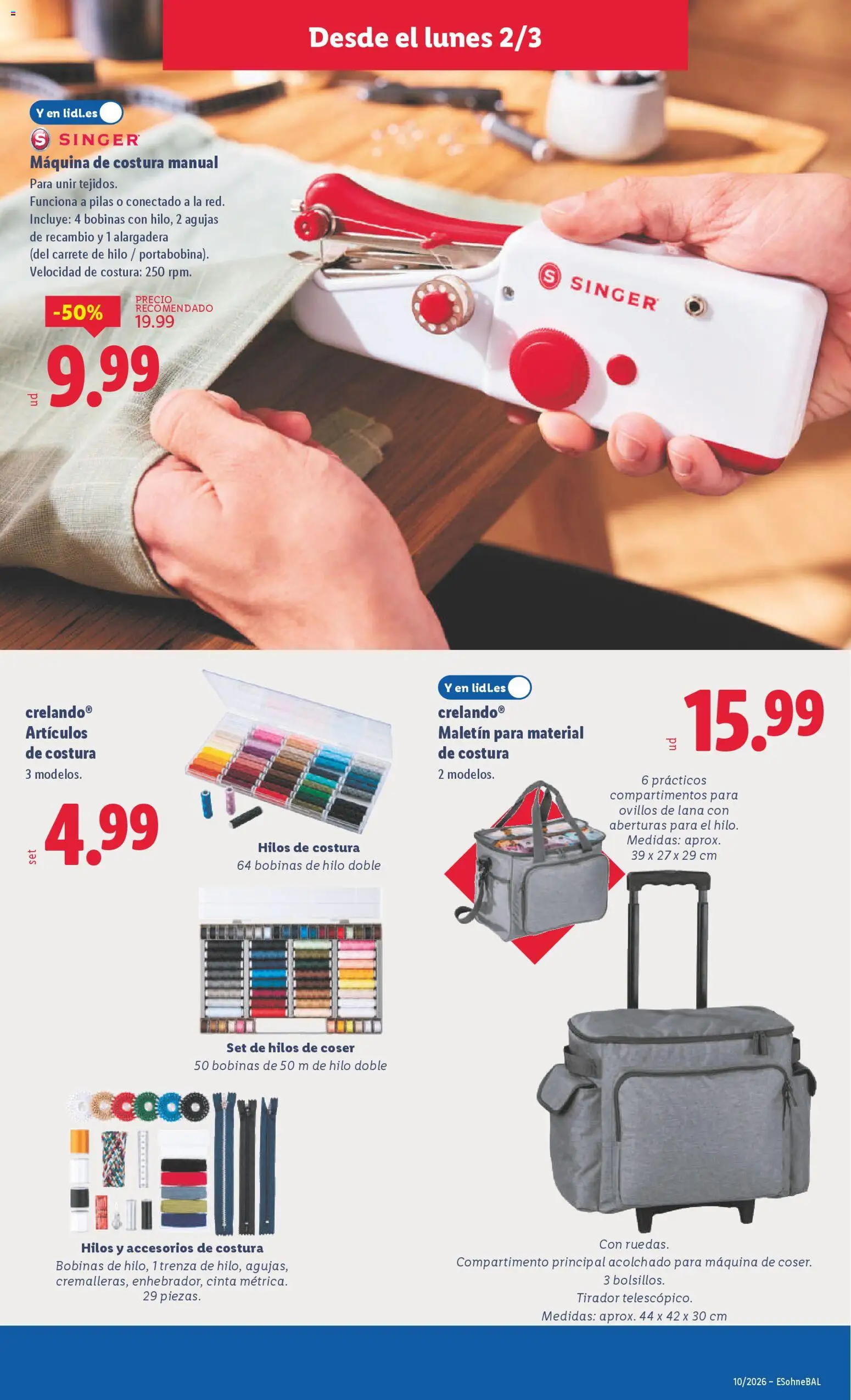 Lidl folleto de bazar │ válido desde el 02.03.2026 | Página: 13