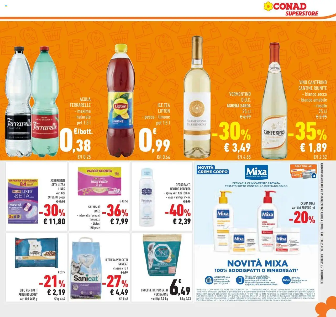 Volantino Conad del 04.06.2025 | Pagina: 31 | Prodotti: Crema, Acqua, Limone, Vino