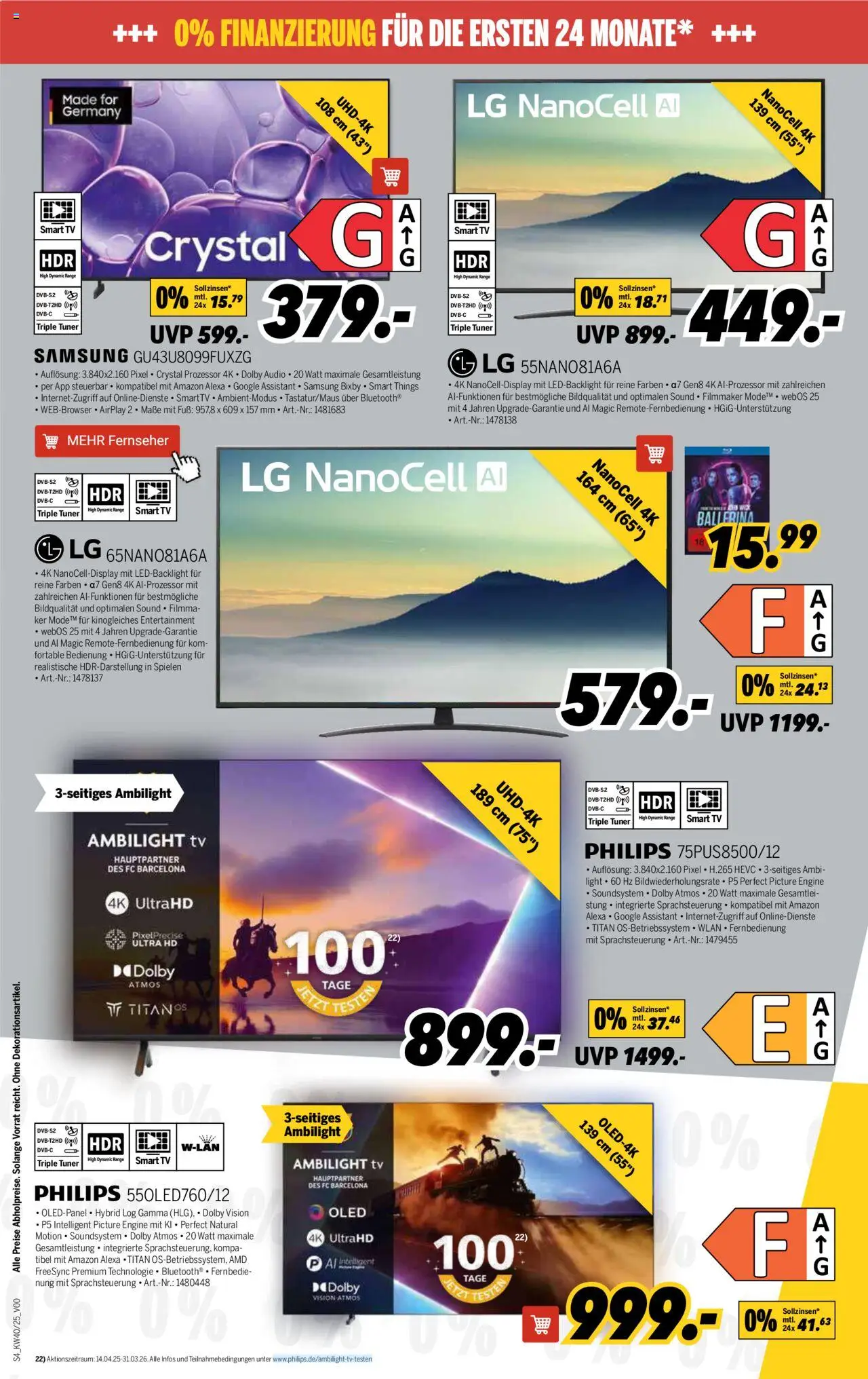 Medimax Prospekt 	 – gültig ab 27.09.2025 | Seite: 4 | Produkte: Samsung, Soundsystem, TV, Fernseher