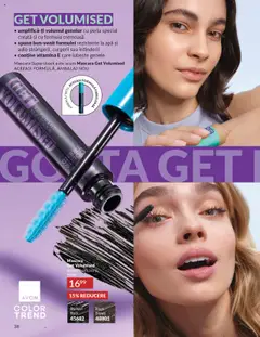 Noul catalog Avon – valabil de la 01.09.2025 | Pagină: 38 | Produse: Mascara, Apă
