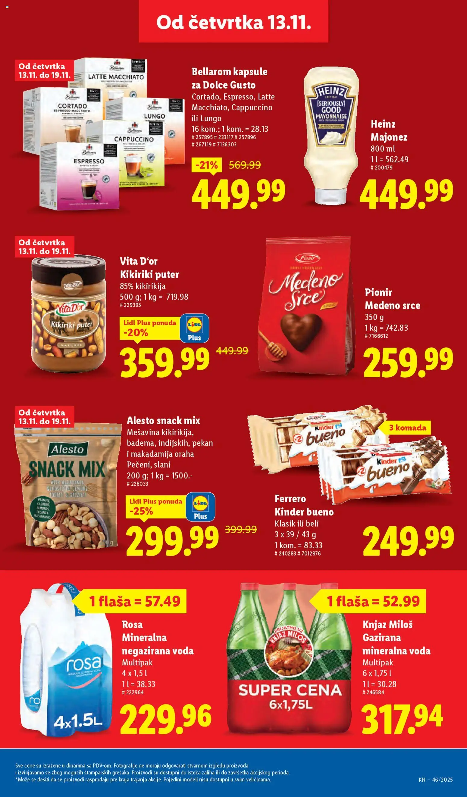 Lidl katalog - važi od 13.11.2025 | Strana: 15 | Proizvode: Kapsule, Kikiriki puter, Kikiriki, Ferrero