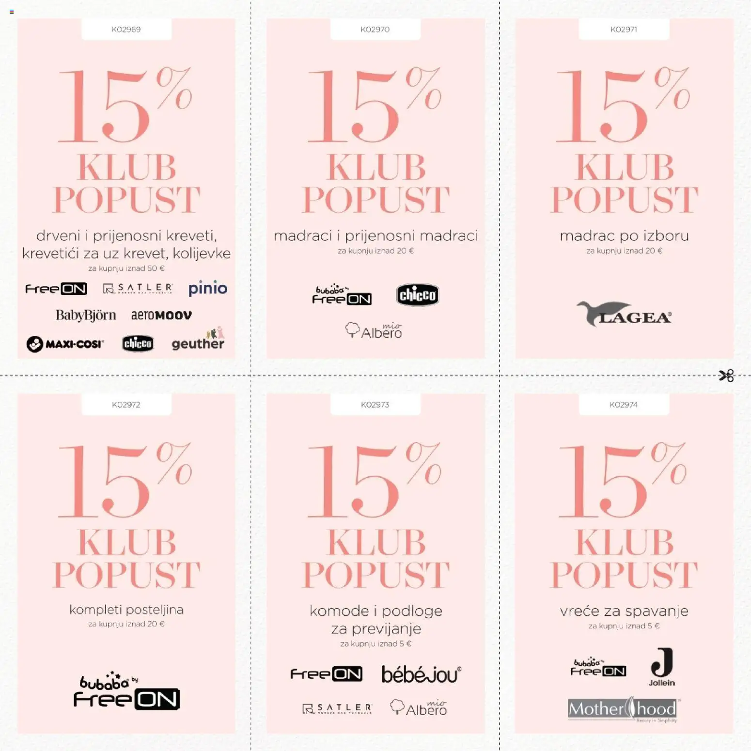 Baby Center katalog | vrijedi od 13.01.2026 | Stranica: 31 | Proizvodi: Krevetići, Madrac, Vreće za spavanje, Posteljina