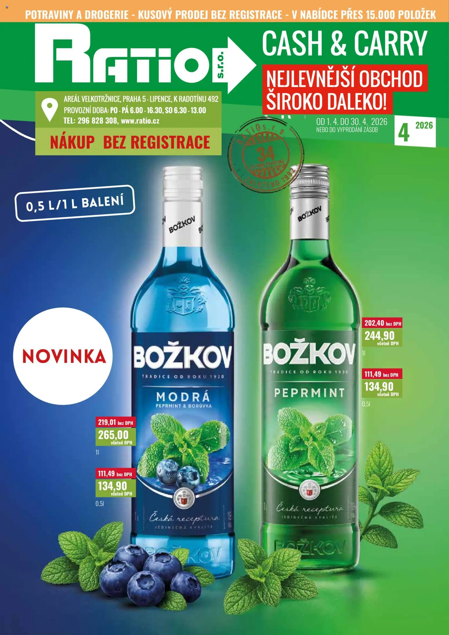 Ratio leták od 01.04.2026 | Strana: 80 | Produkty: Potraviny, Božkov, Drogerie