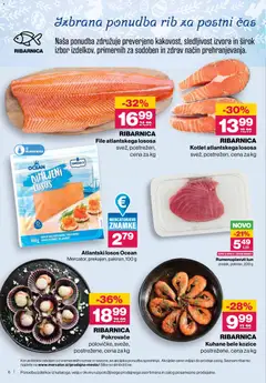 Mercator katalog akcije – veljaven od 02.04.2026 | Stran: 6 | Izdelki: Kozice, Tuna, Losos