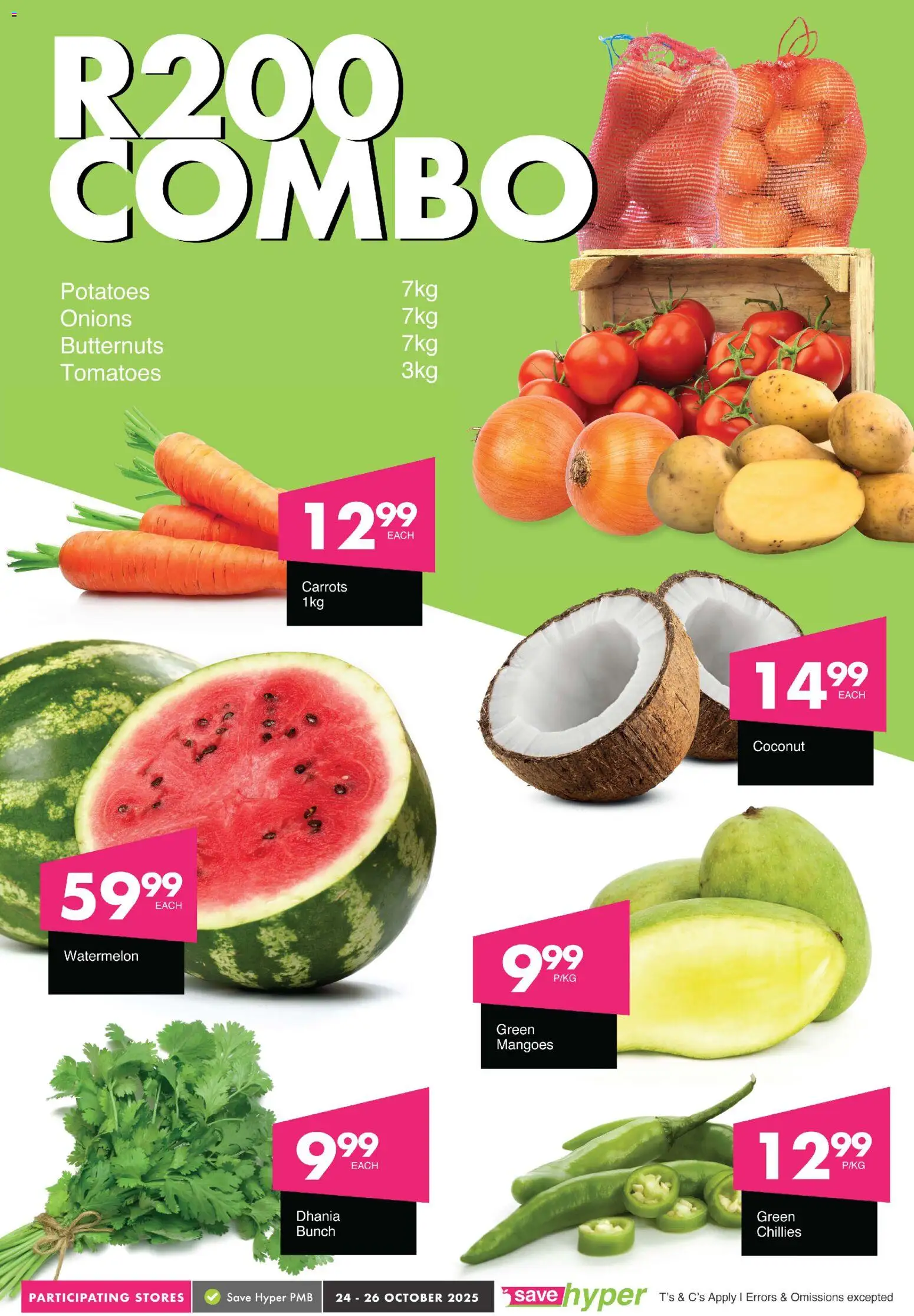 New Save catalogue – valid from 24.10.2025 | Page: 4 | Products: Tomatoes, Carrots, Potatoes, Onions