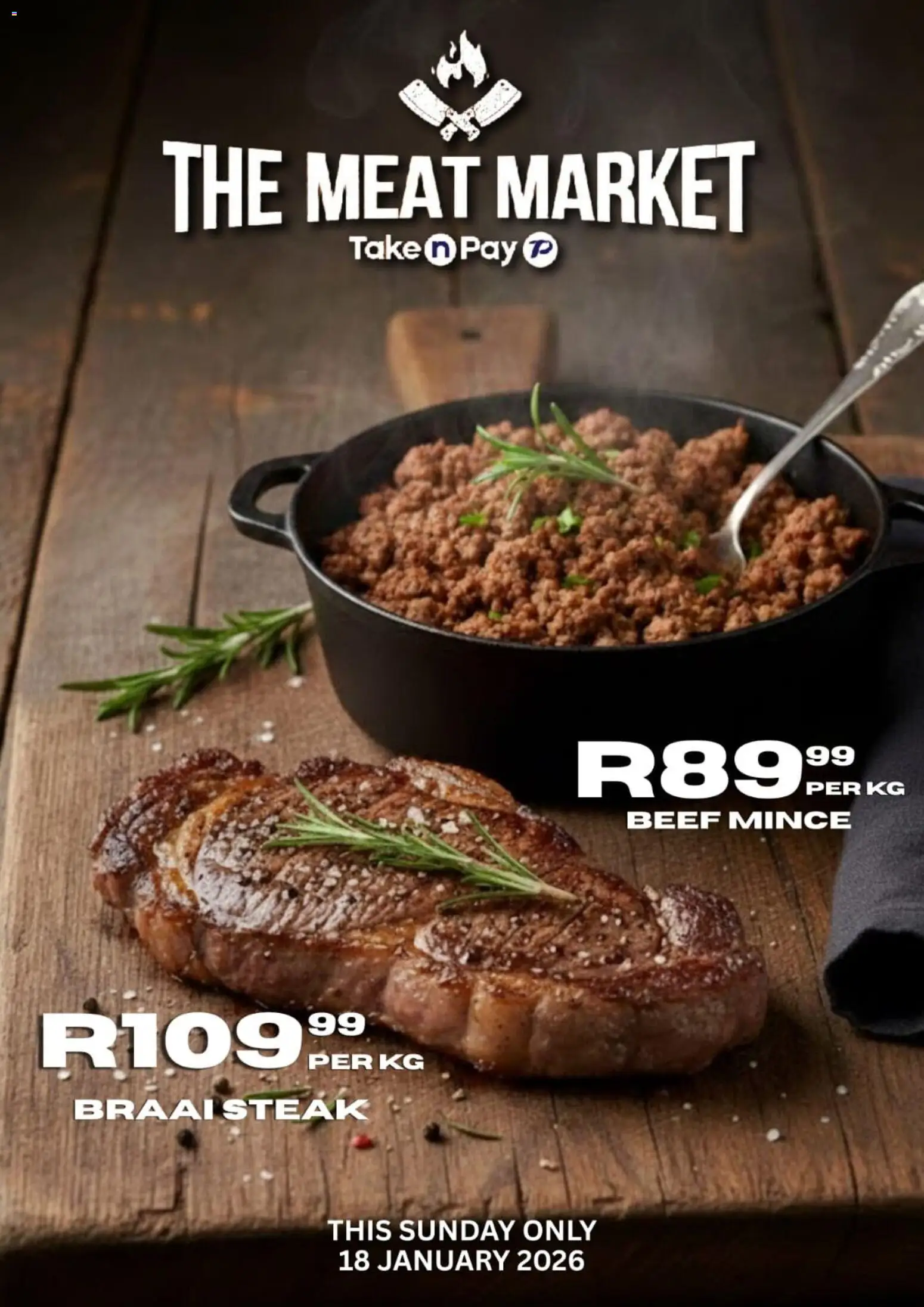 New Take n Pay catalogue – valid from 18.01.2026 | Page: 9 | Products: Steak, Beef