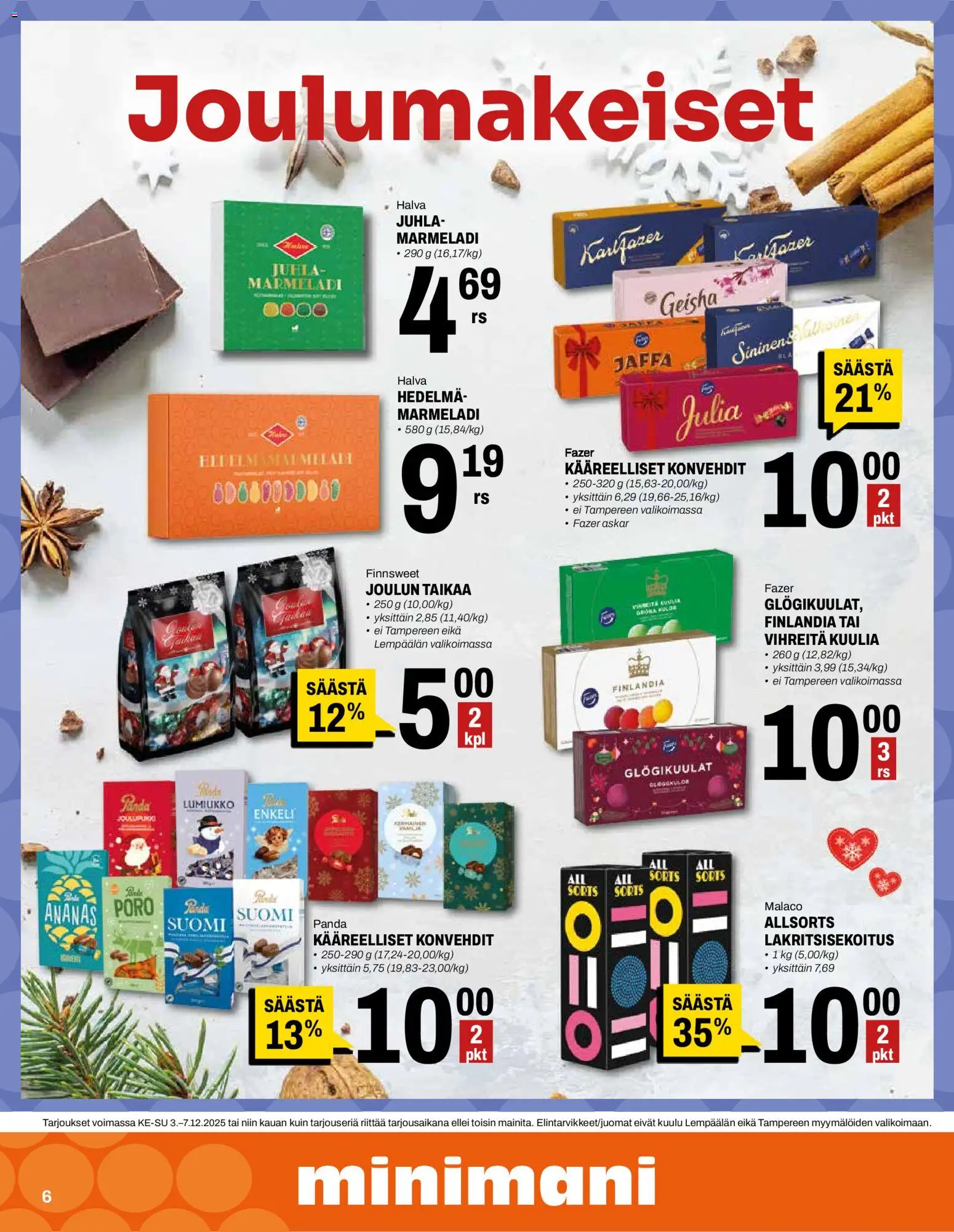 Minimani tarjoukset – voimassa 03.12.2025 alkaen | Sivu: 6 | Tuotteet: Ananas