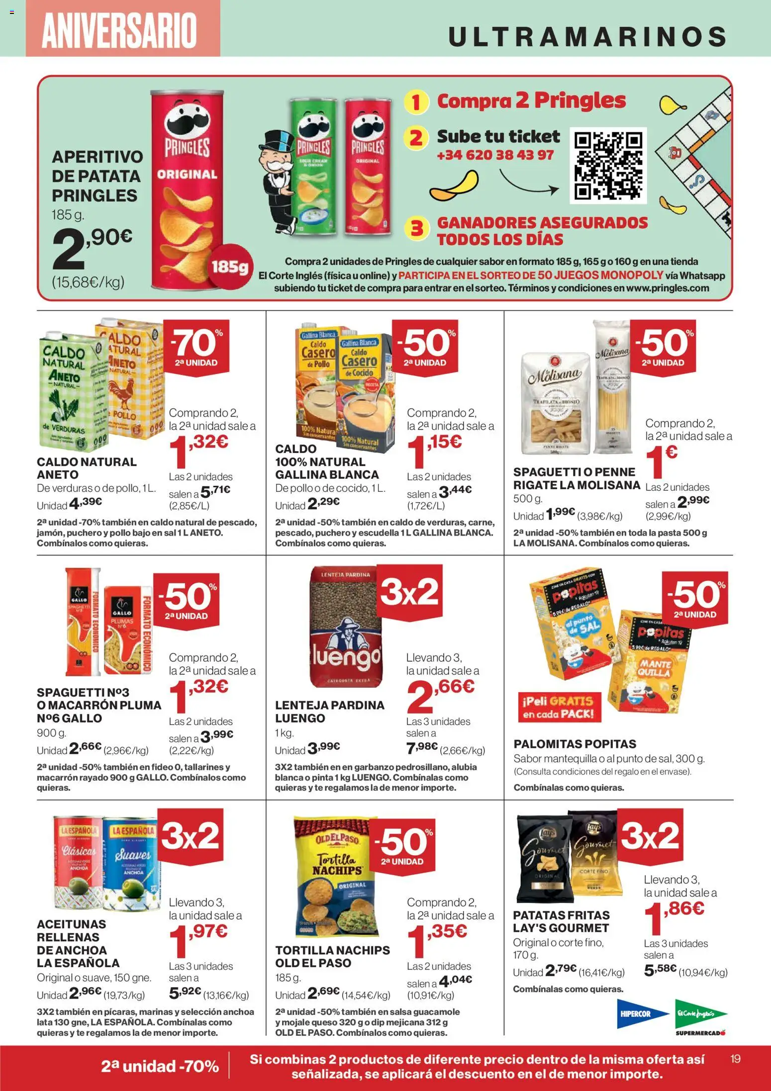 Hipercor catálogo │ válido desde el 23.10.2025 | Página: 25 | Productos: Guacamole, Té, Anchoa, Συσκευή ροής