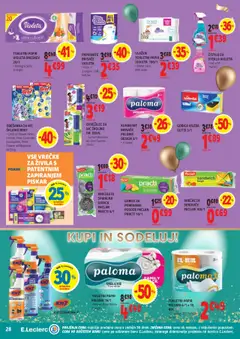E.leclerc katalog akcije – veljaven od 22.10.2025 | Stran: 28 | Izdelki: Toaletni papir, Gobica, Gobice, Breskev