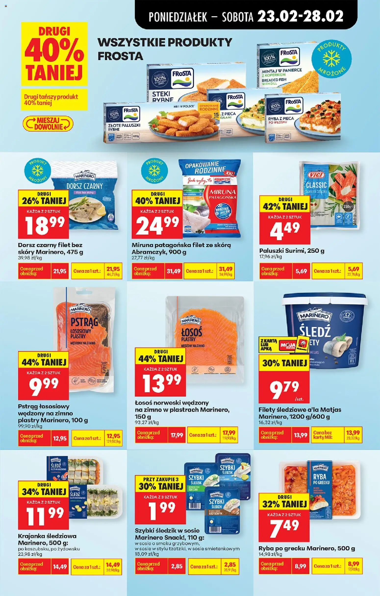 Biedronka Polsko leták od 23.02.2026 | Strana: 35 | Produkty: Ryba, Filet, Karty, Tzatziki