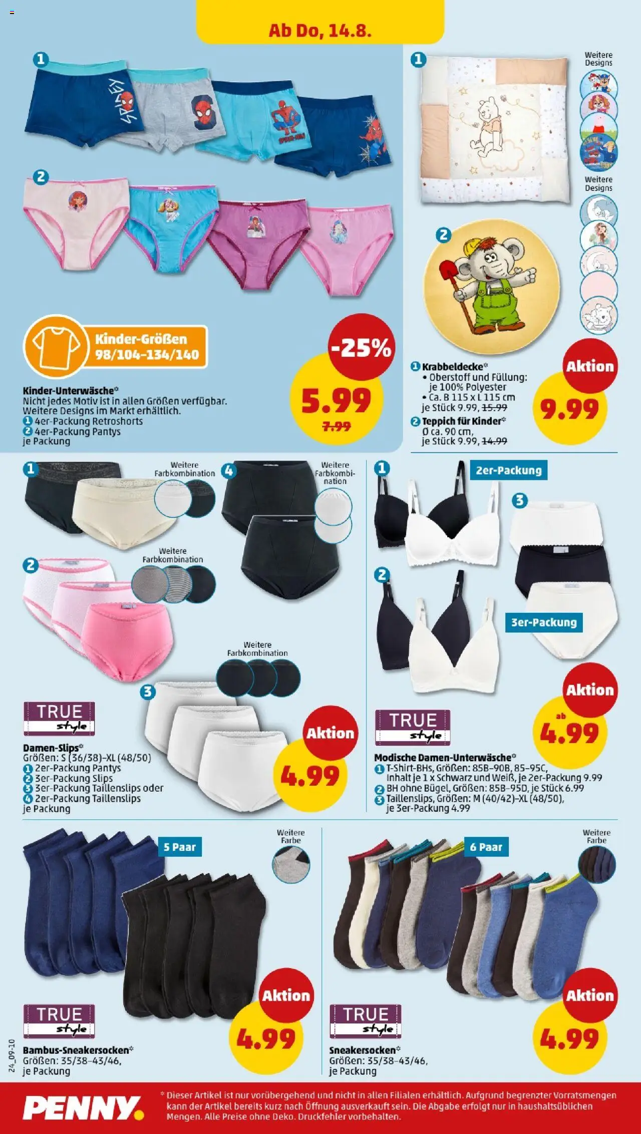 Penny - Nordrhein - Westfalen - gültig ab dem 11.08.2025 | Seite: 24 | Produkte: Teppich, BH