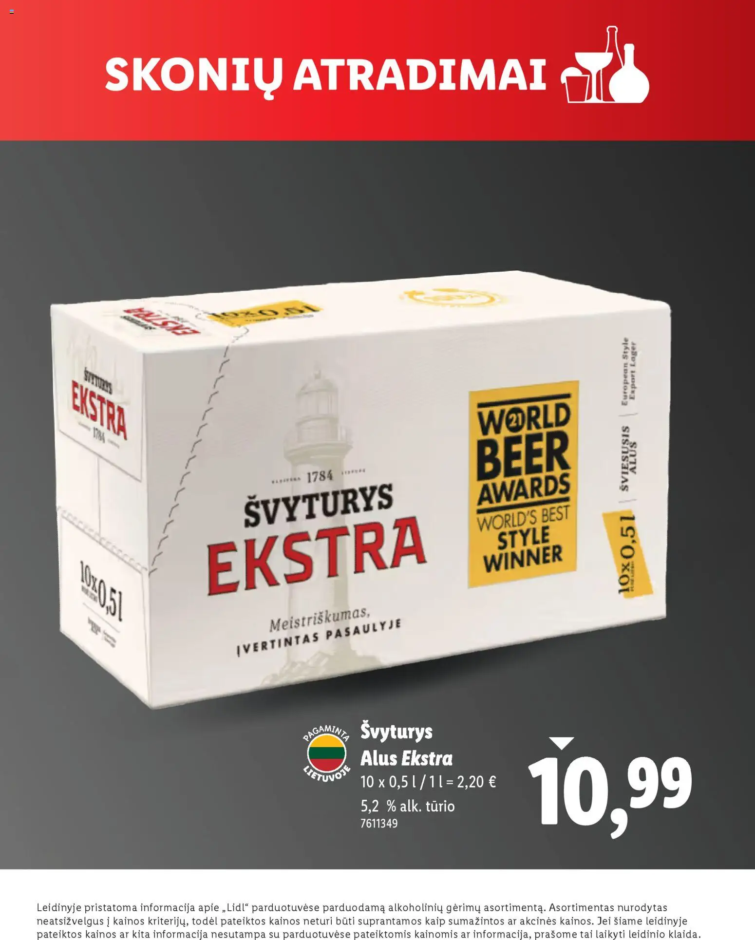 LIDL akcijos nuo 07.12.2025 | Puslapis: 13 | Prekių: Alus