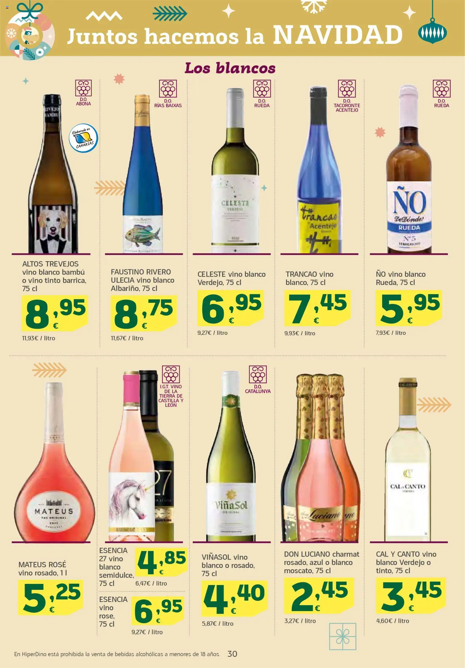 HiperDino folleto │ válido desde el 04.12.2025 | Página: 30 | Productos: Vino