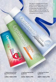 Offer preview "Oriflame - Catalogue 12/2025" | Page: 69 | Products: Toothpaste
