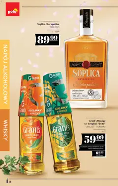 Pogląd oferty "POLOmarket katalog - Alkoholi" - ważna od 09.04.2026 | Strona: 14 | Produkty: Szklanka, Grant's, Whisky