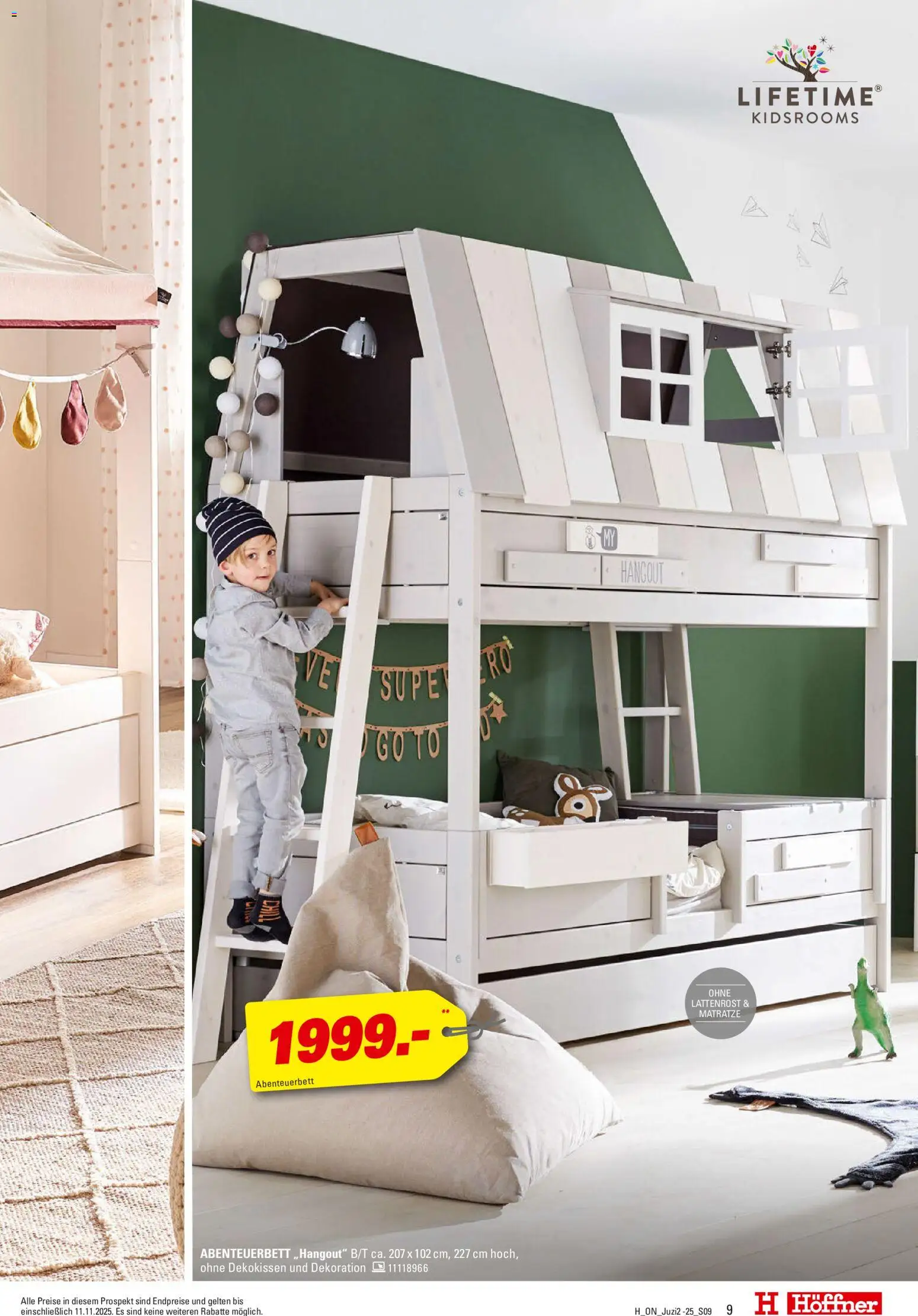 Höffner Jugendzimmer Spezial – gültig ab 29.10.2025 | Seite: 9 | Produkte: Matratze, Lattenrost