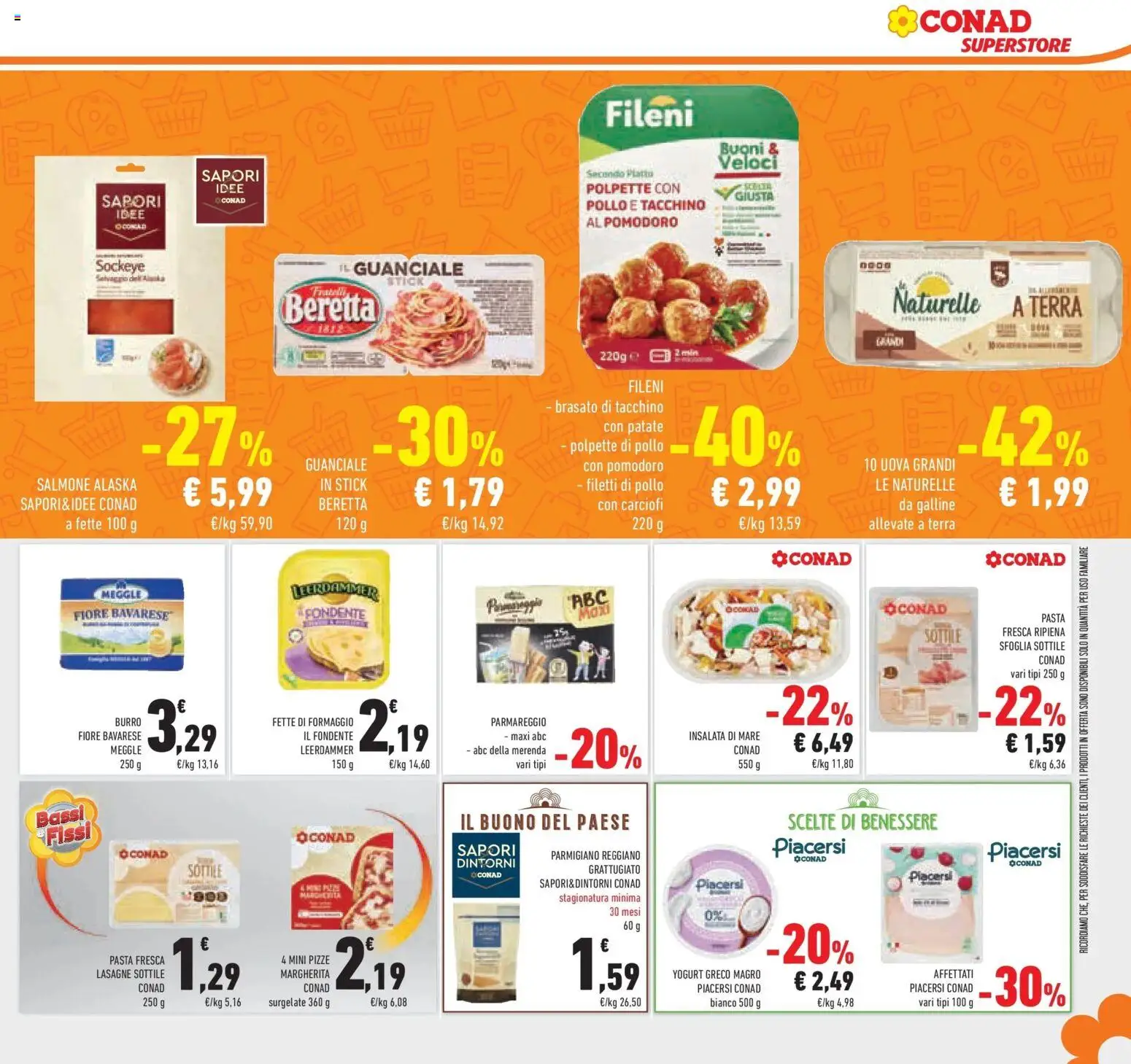 Volantino Conad del 11.02.2026 | Pagina: 21 | Prodotti: Pollo, Tacchino, Carciofi, Polpette
