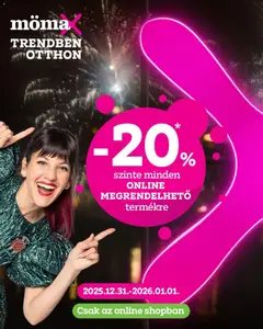 Mömax Akciós újság - amely érvényes a következő dátumtól: 31.12.2025