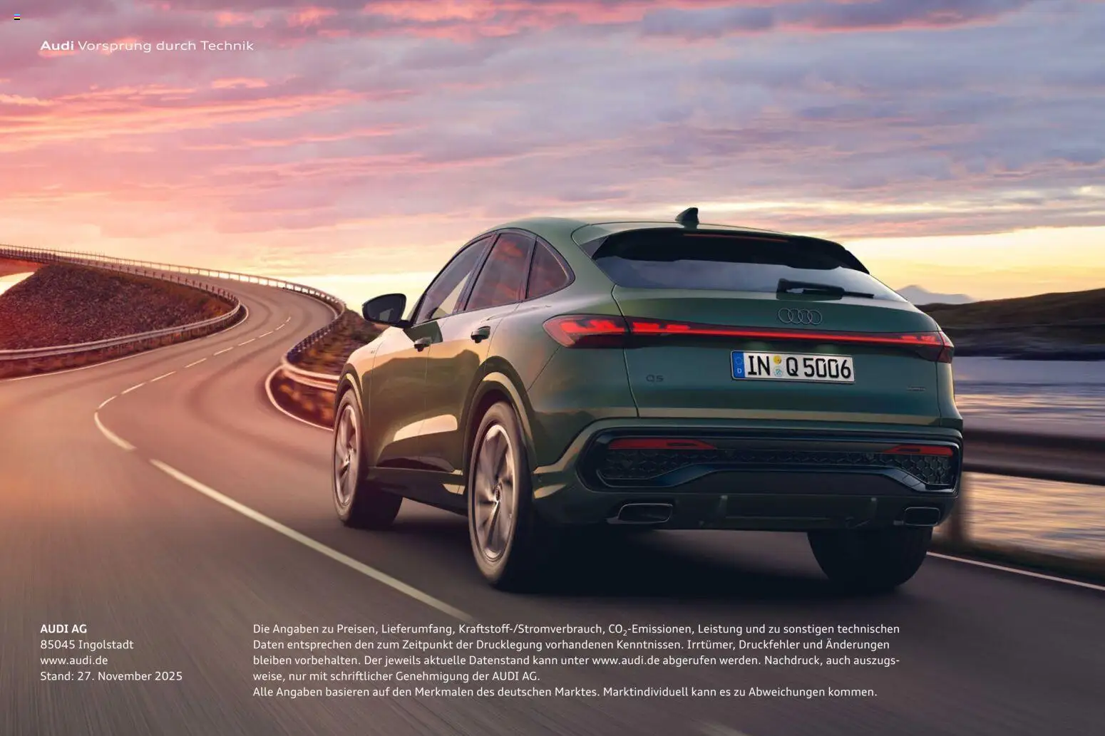 Audi Q5 – gültig ab 28.10.2025 | Seite: 176