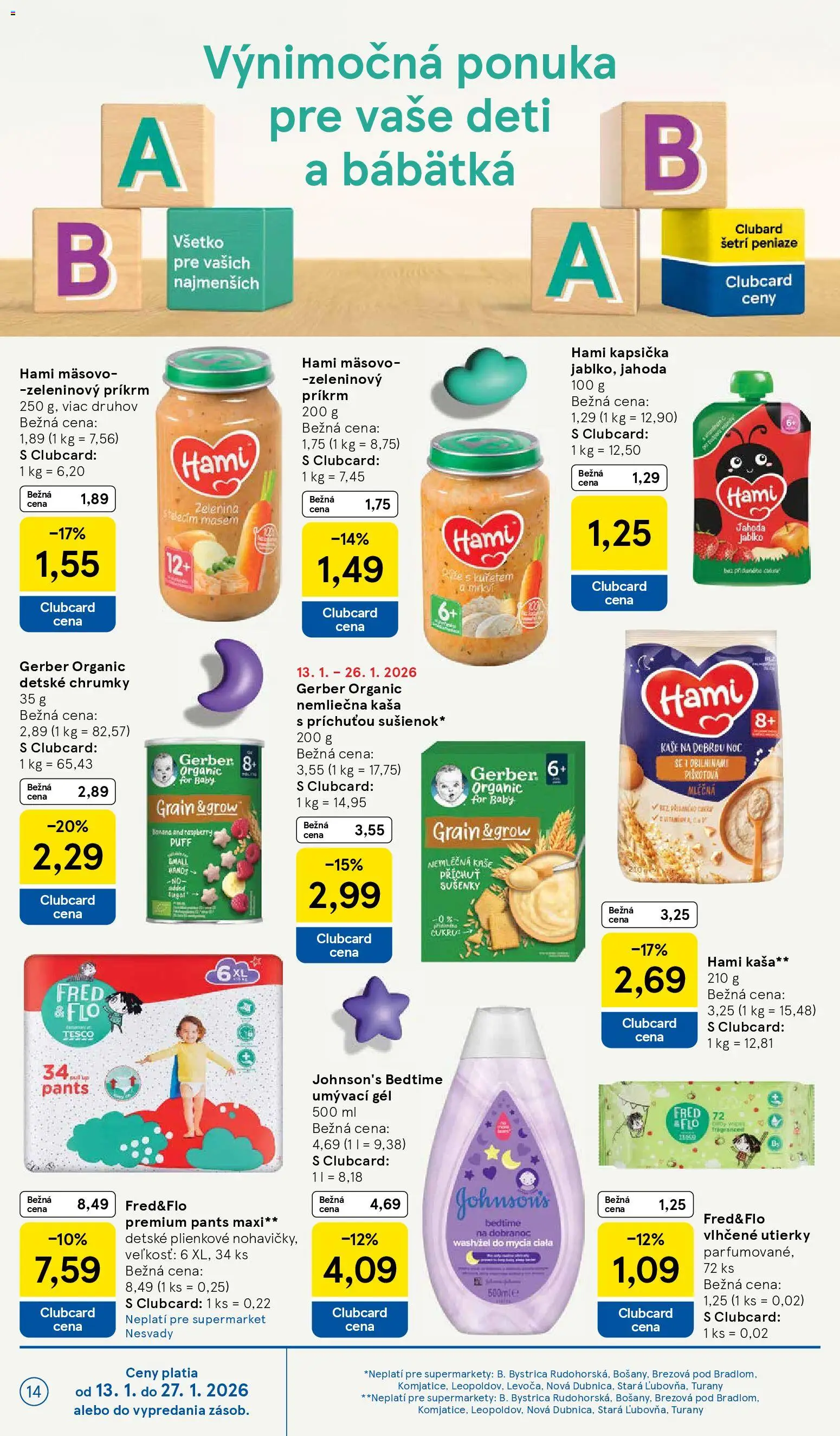 Nové Tesco akcie – leták je platný od 21.01.2026 | Strana: 14