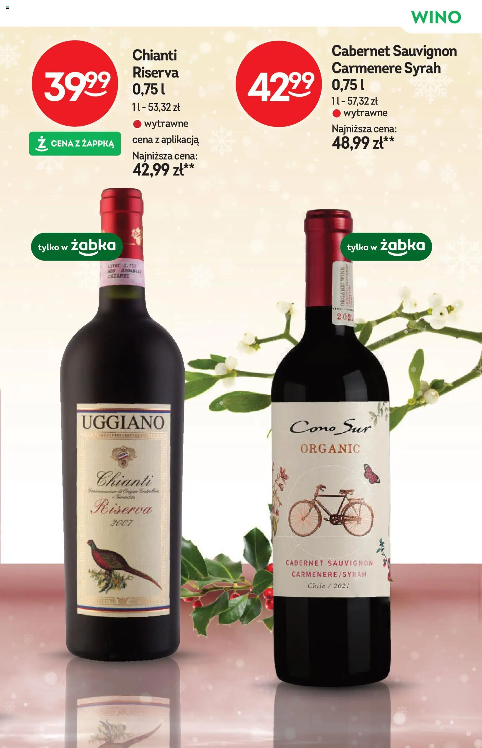 Żabka Gazetka - Katalog win od 10.12.2025 | Strona: 23 | Produkty: Wino, Wino chianti