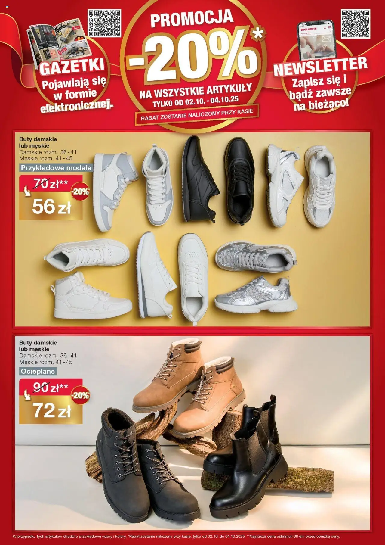 Woolworth Gazetka - Już w Mysłowicach od 02.10.2025 | Strona: 8 | Produkty: Buty