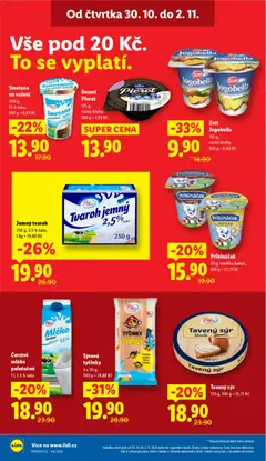 Náhled letáku Pribináček, 70 g, vanilka/kakao od 30.10.2025 | Strana: 18