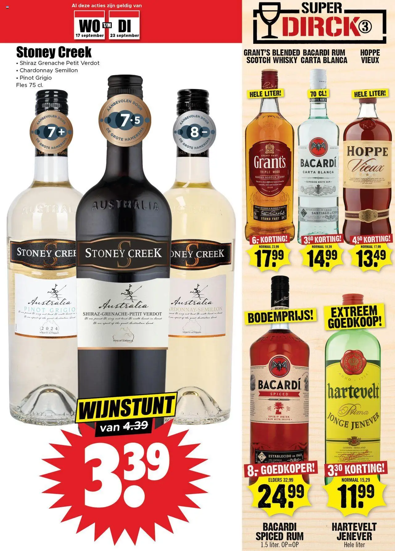  | Pagina: 25 | Producten: Ham, Fles, Whisky