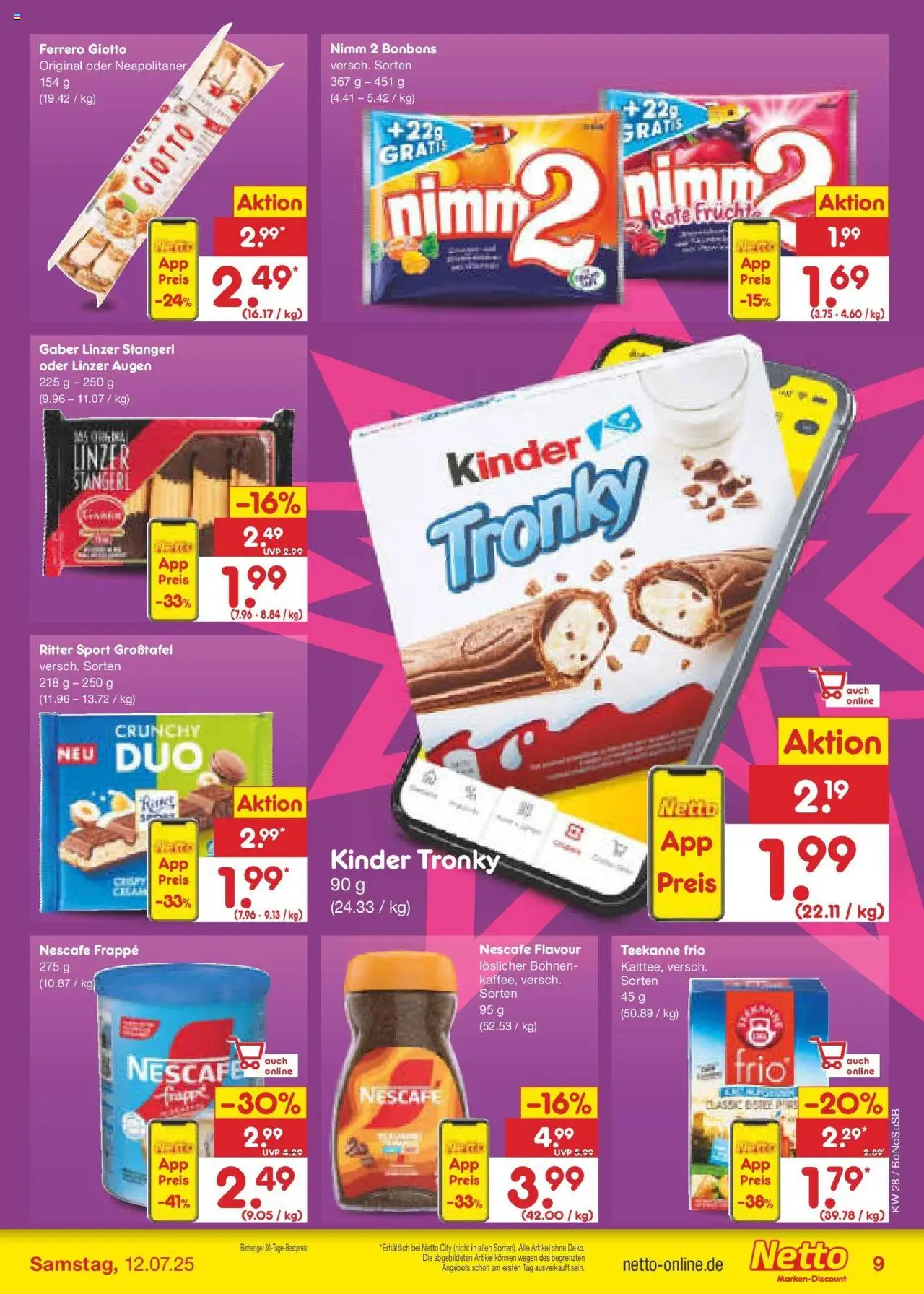 Netto Marken-Discount prospekt Herne	 - gültig ab dem 07.07.2025 | Seite: 11 | Produkte: Nescafe, Ritter sport, Teekanne